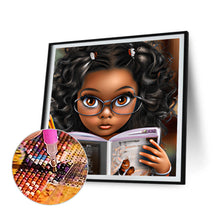 Charger l'image dans la galerie, Fille-tour complet Diamond Painting-30x30cm