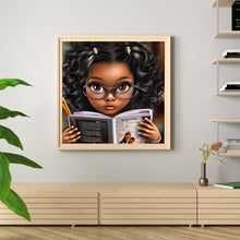 Charger l'image dans la galerie, Fille-tour complet Diamond Painting-30x30cm