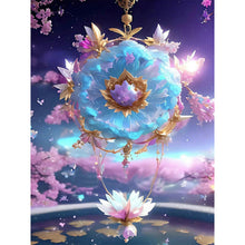 Charger l'image dans la galerie, Fleur pourpre campanule-Complète Diamond Painting