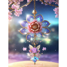 Charger l'image dans la galerie, Fleur pourpre campanule-Complète Diamond Painting