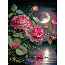 Charger l'image dans la galerie, clair de lune rose-Complète Diamond Painting