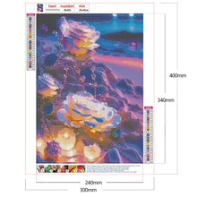 Charger l'image dans la galerie, Cristal rose au bord de la mer-plein écran Diamond Painting-30x40cm