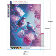 Charger l'image dans la galerie, fleur de colibri-plein écran Diamond Painting-30x40cm