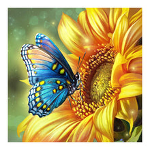 Charger l'image dans la galerie, Papillon tournesol-complet Diamond Painting-30x30cm