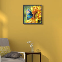 Charger l'image dans la galerie, Papillon tournesol-complet Diamond Painting-30x30cm