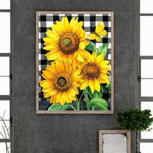 Charger l'image dans la galerie, Tournesol-tour complet Diamond Painting-30x40cm