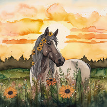 Charger l'image dans la galerie, Field Horse-Full Round Diamond Painting-30x30cm