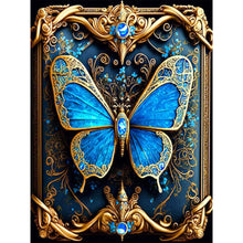 Charger l'image dans la galerie, Butterfly-Full Round Diamond Painting-30x40cm