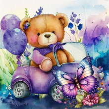 Charger l'image dans la galerie, Lavender Butterfly-Full Diamond Painting-30x30cm