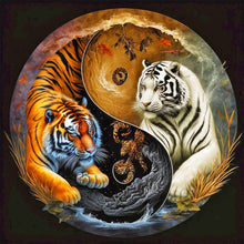 Charger l'image dans la galerie, Tai Chi Tiger-Full Round Diamond Painting-40x40cm