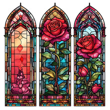 Charger l'image dans la galerie, Rose-Full Round Diamond Painting-40x40cm