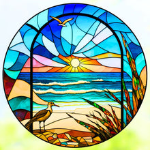 Charger l'image dans la galerie, Sirène en Vitrail Animal-Full Diamond Painting-30x30cm