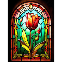 Charger l'image dans la galerie, Sirène en Vitrail Animal-Full Diamond Painting-30x40cm