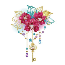 Charger l'image dans la galerie, Fleur-Peinture diamant spéciale partielle-30x40cm