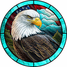 Charger l'image dans la galerie, Sirène en Vitrail Animal-Full Diamond Painting-30x30cm