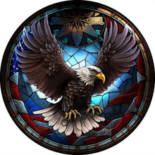 Charger l'image dans la galerie, Sirène en Vitrail Animal-Full Diamond Painting-30x30cm