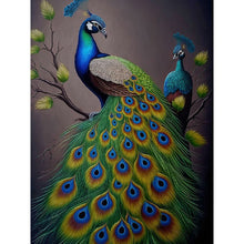 Charger l'image dans la galerie, Peacock-Full Round Diamond Painting-30x40cm