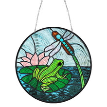 Charger l'image dans la galerie, Sirène en Vitrail Animal-Double Side Drill-Diamond Painting Pendant