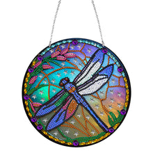 Charger l'image dans la galerie, Sirène en Vitrail Animal-Double Side Drill-Diamond Painting Pendant