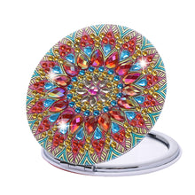 Charger l'image dans la galerie, Miroir de maquillage Mandala-Diamant