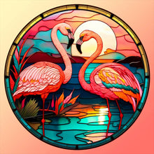 Charger l'image dans la galerie, Sirène en Vitrail Animal-Full Round Diamond Painting-30x30cm