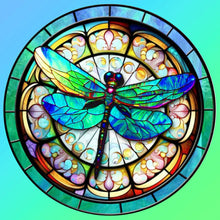 Charger l'image dans la galerie, Sirène en Vitrail Animal-Full Round Diamond Painting-30x30cm