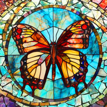 Charger l'image dans la galerie, Sirène en Vitrail Animal-Full Round Diamond Painting-30x30cm