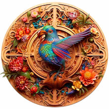 Charger l'image dans la galerie, Hummingbird-Full Round Diamond Painting-35x35cm