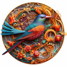 Charger l'image dans la galerie, Hummingbird-Full Round Diamond Painting-35x35cm