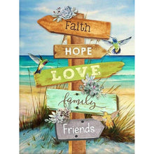 Charger l'image dans la galerie, Beach Sign-Full Round Diamond Painting-30x40cm