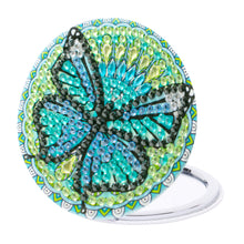 Charger l'image dans la galerie, Miroir de maquillage Butterfly-Diamond