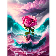 Charger l'image dans la galerie, Rose-Full Round Diamond Painting-30x40cm
