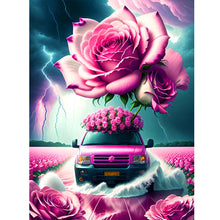 Charger l'image dans la galerie, Rose-Full Round Diamond Painting-30x40cm