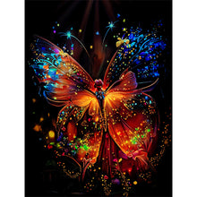 Charger l'image dans la galerie, Butterfly-Full Round Diamond Painting-30x40cm