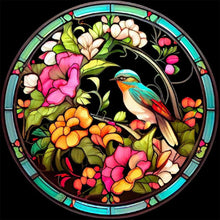 Charger l'image dans la galerie, Sirène en Vitrail Animal-Full Round Diamond Painting-30x30cm