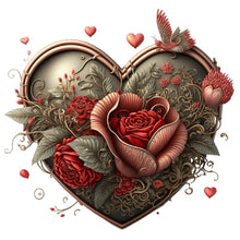 Charger l'image dans la galerie, Love Rose-FULL Round Diamond Painting-30x30cm