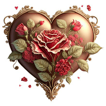 Charger l'image dans la galerie, Love Rose-FULL Round Diamond Painting-30x30cm