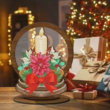 Charger l'image dans la galerie, DIY Ornement de Noël en bois avec peinture en cristal et diamant