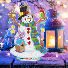 Charger l'image dans la galerie, DIY Ornement de Noël en bois avec peinture en cristal et diamant