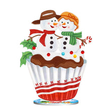 Charger l'image dans la galerie, DIY Ornement de Noël en bois avec peinture en cristal et diamant