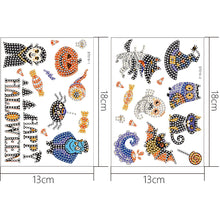 Charger l'image dans la galerie, 2pcs Halloween DIY Diamant Dessin Autocollants