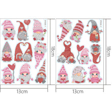 Charger l'image dans la galerie, 2pcs Noël DIY Diamant Dessin Autocollants