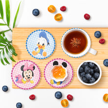 Charger l'image dans la galerie, Vie Marine/Plage/Disney/Football/Animé-Tasse sous-verre ronde en bois