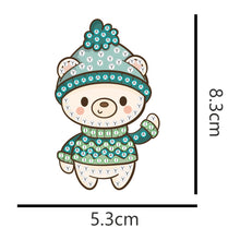 Charger l'image dans la galerie, 5 pièces/ensemble Double face noël diamant peinture bricolage suspendus pendentif arbres décoration