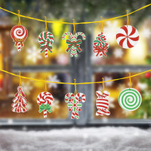 Charger l'image dans la galerie, 10pcs ornement suspendu de Noël côté unique
