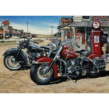 Charger l'image dans la galerie, Moto - diamant rond complet - 40x30cm