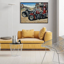 Charger l'image dans la galerie, Moto - diamant rond complet - 40x30cm