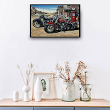 Charger l'image dans la galerie, Moto - diamant rond complet - 40x30cm