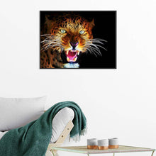 Charger l'image dans la galerie, Tigre féroce - diamant rond complet - 40x30cm
