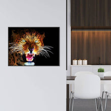 Charger l'image dans la galerie, Tigre féroce - diamant rond complet - 40x30cm